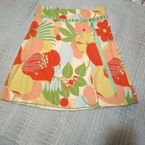 Bright floral skirt